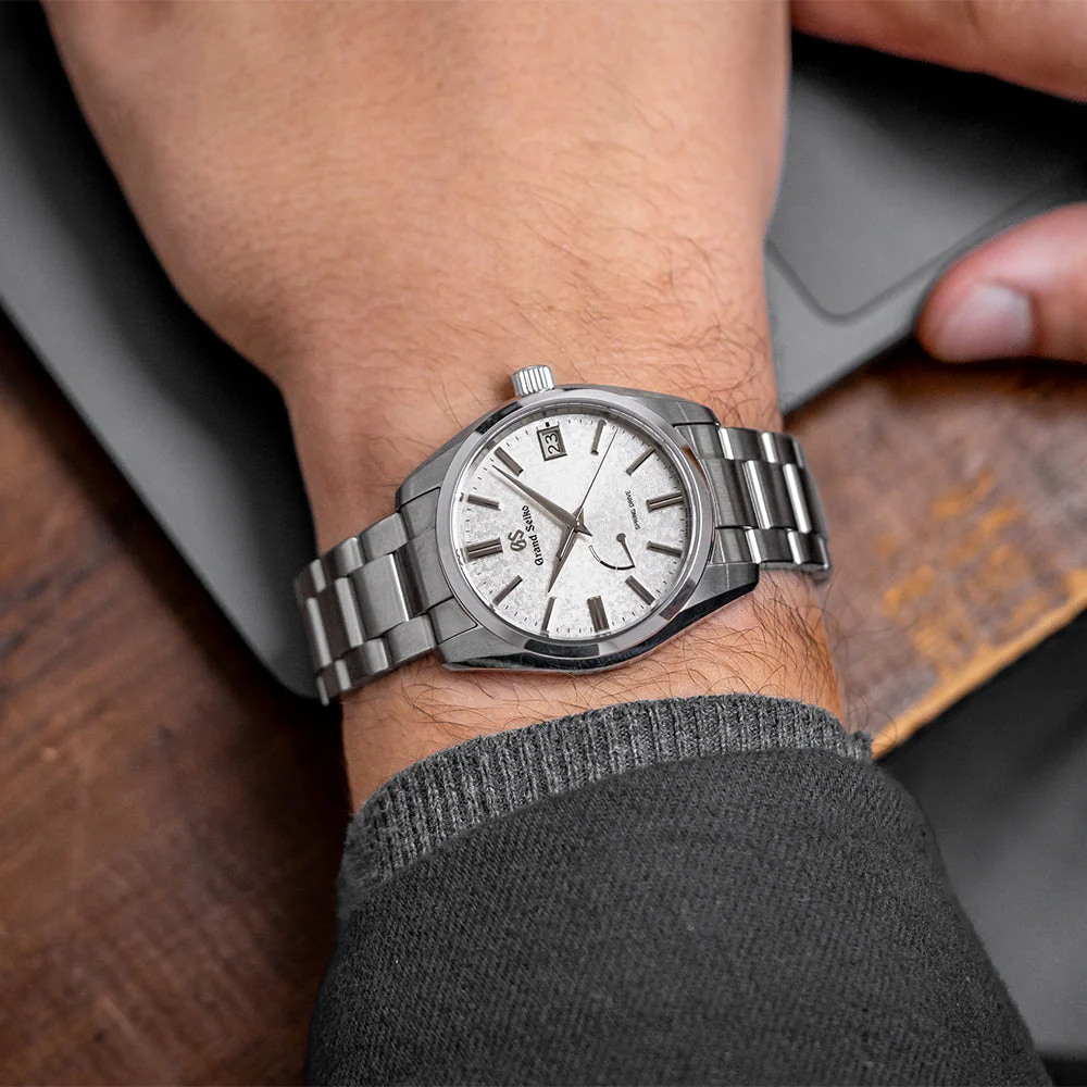 SBGA465 Heritage Automatic Spring Drive 40mm - "Frost" White on Bracelet - Image 7