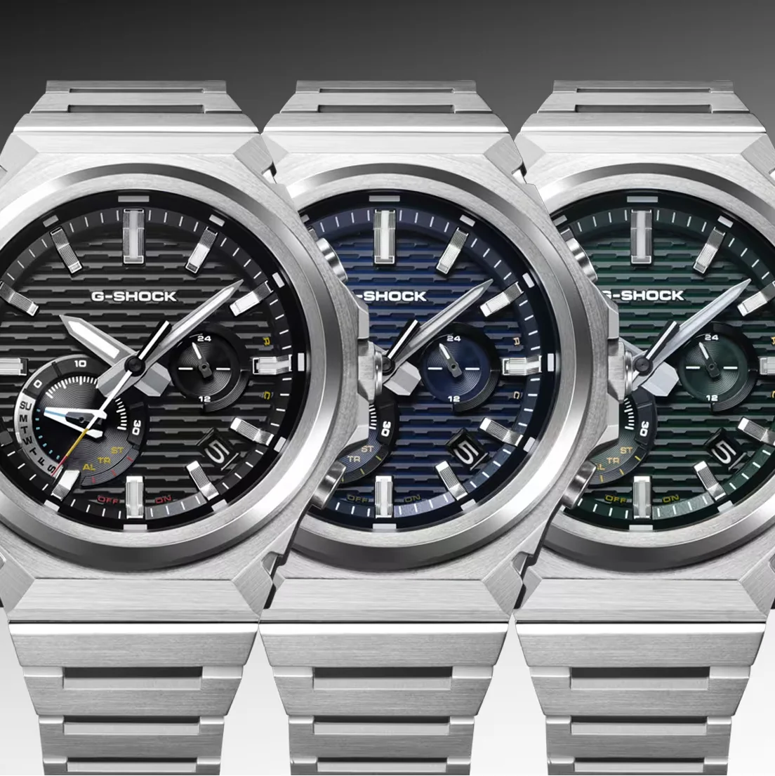 GST-B1000D-1A G-Steel 44.2mm - Grey on Bracelet - Image 11