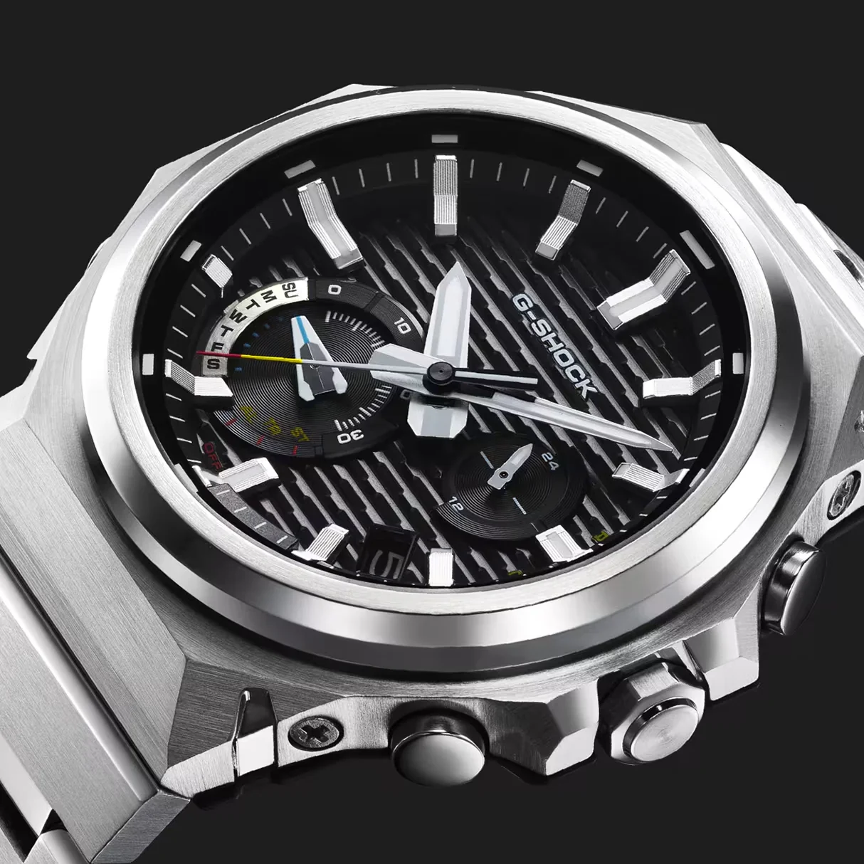 GST-B1000D-1A G-Steel 44.2mm - Grey on Bracelet - Image 3
