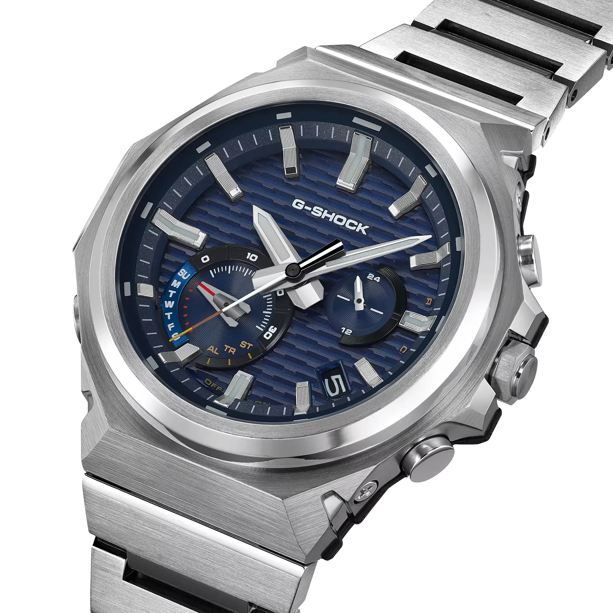 GST-B1000D-2A G-Steel 44.2mm - Blue on Bracelet - Image 3