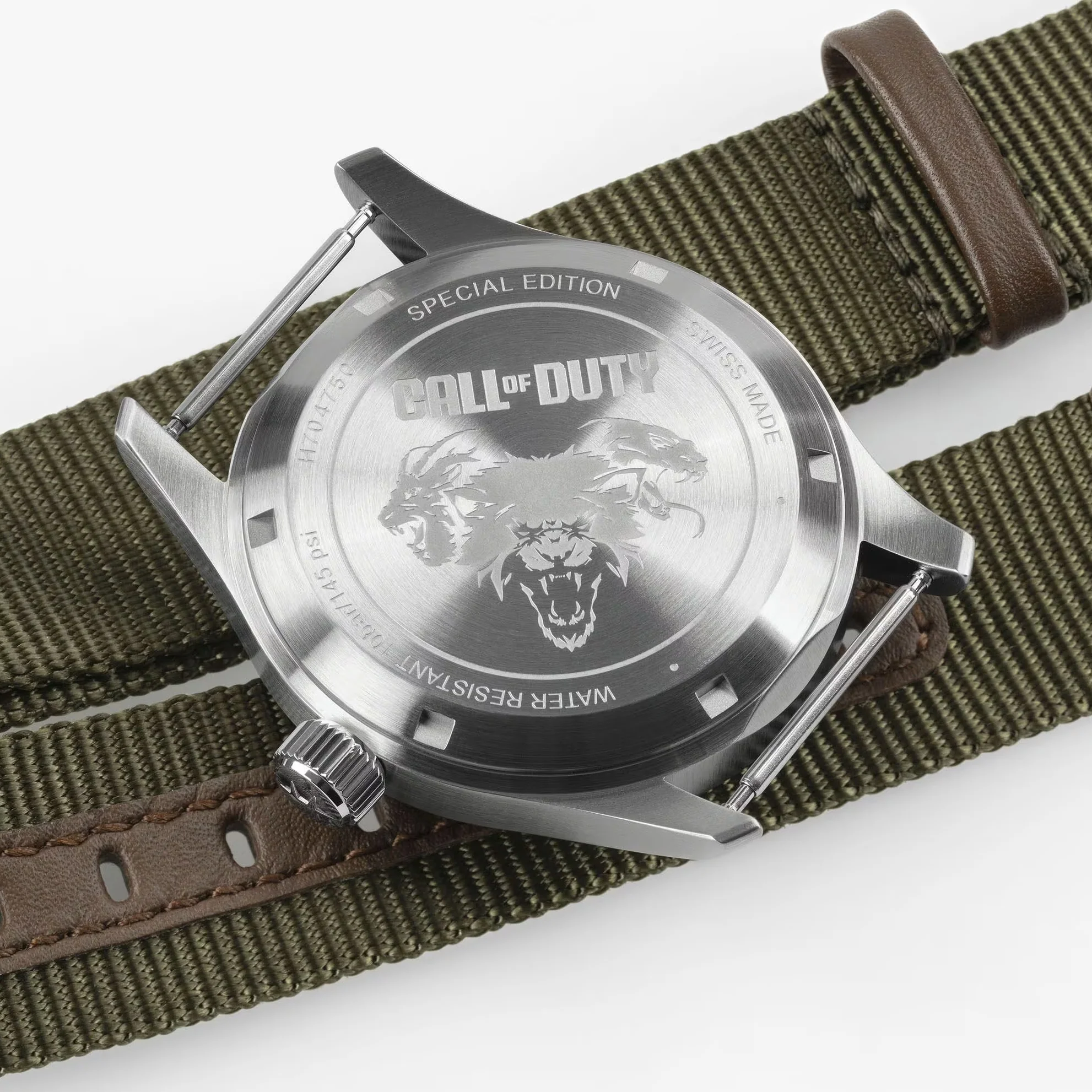 Khaki Field Auto Call of Duty Limited Edition 38mm - Black on Fabric Strap - Image 6