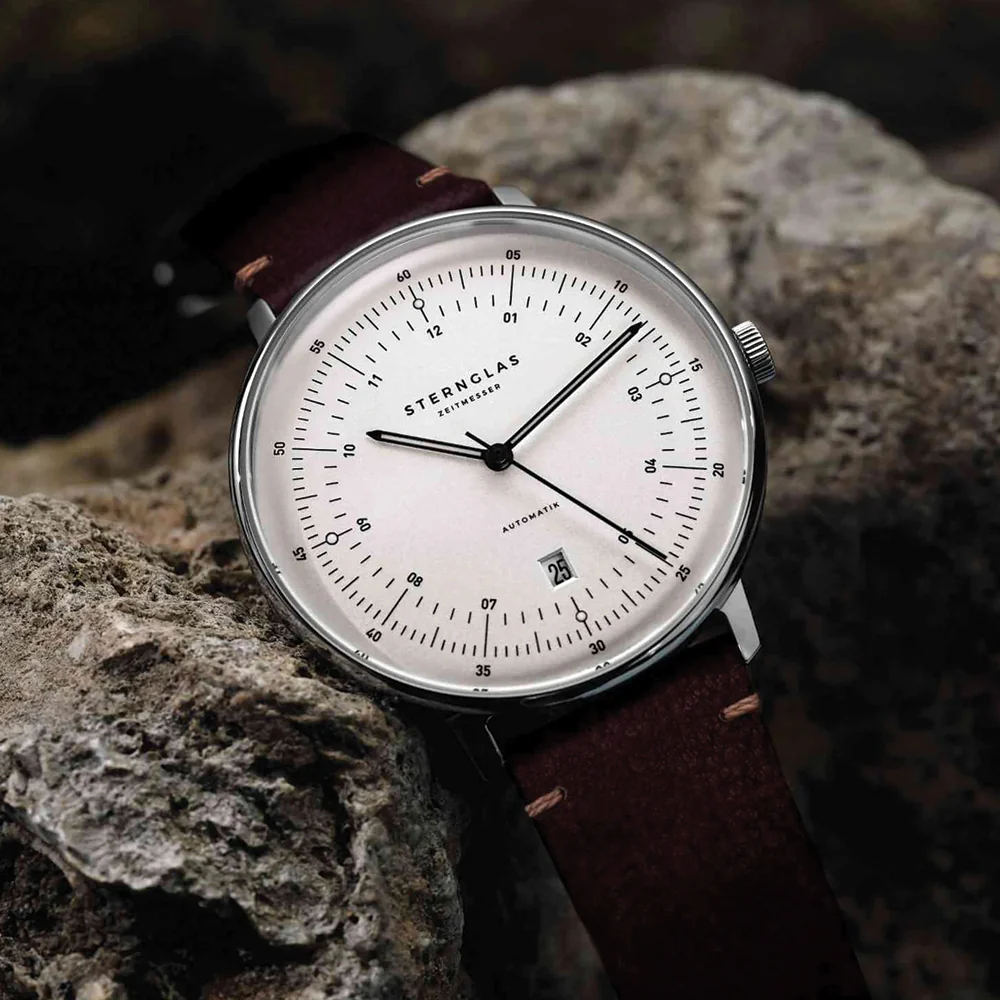 Hamburg Automatic 42mm - Silver on Leather Strap - Image 2