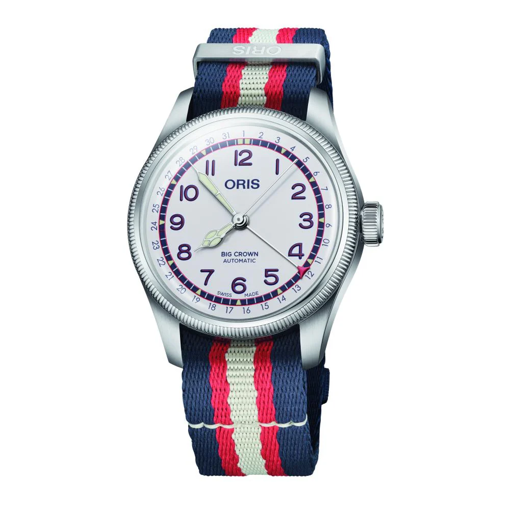 Hank Aaron Big Crown Limited Edition 40mm - White on Leather Strap - Image 6