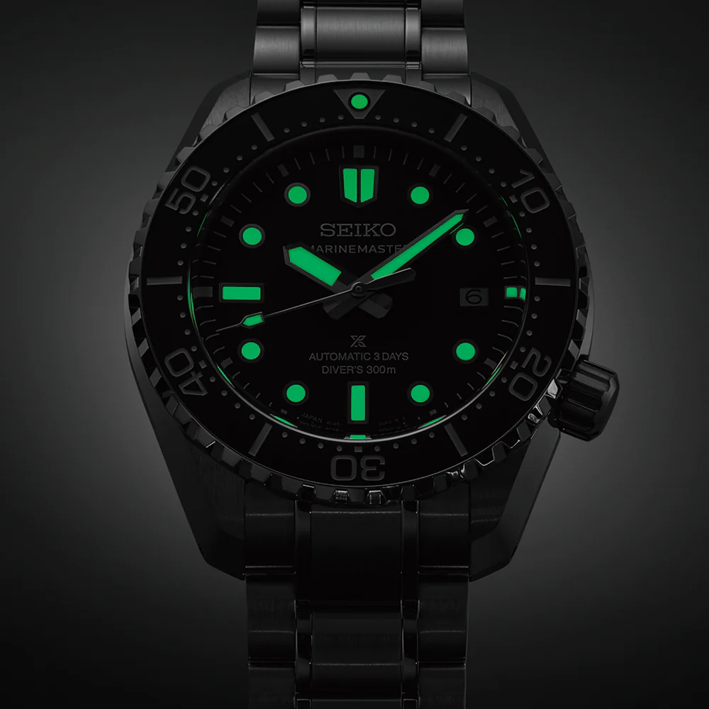HBF001 Prospex Marinemaster 42.6mm - Black on Bracelet - Image 3