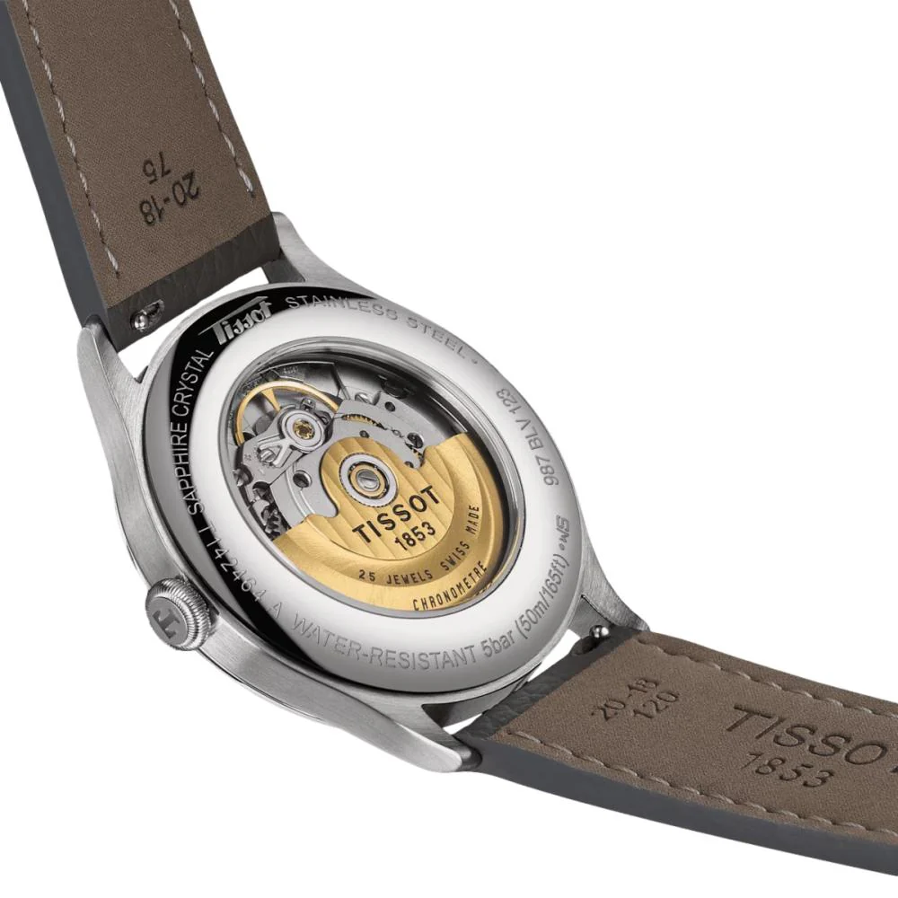 Heritage 1938 COSC Anthracite 39mm - Anthracite on Leather Strap - Image 4