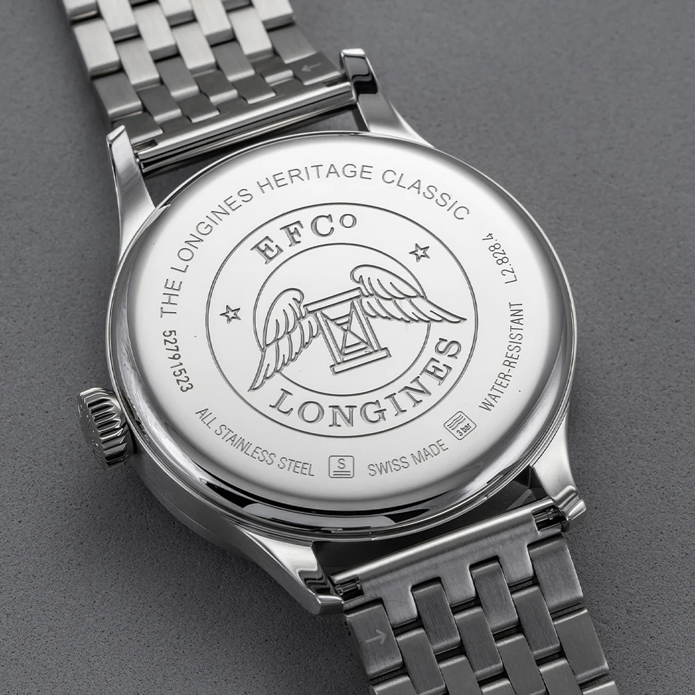 Heritage Classic Sector Dial 38.5mm - Black on Bracelet - Image 7