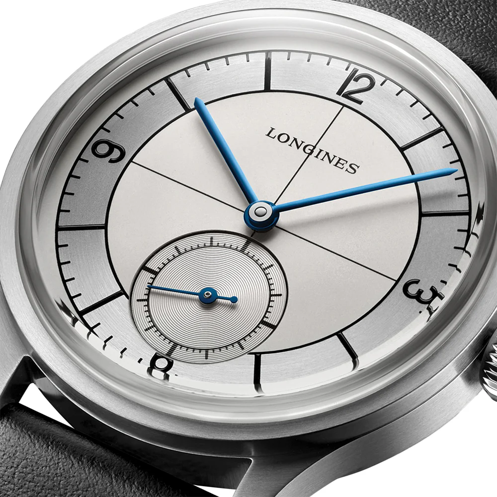Heritage Classic Sector Dial 38.5mm - Silver on Leather Strap - Image 4