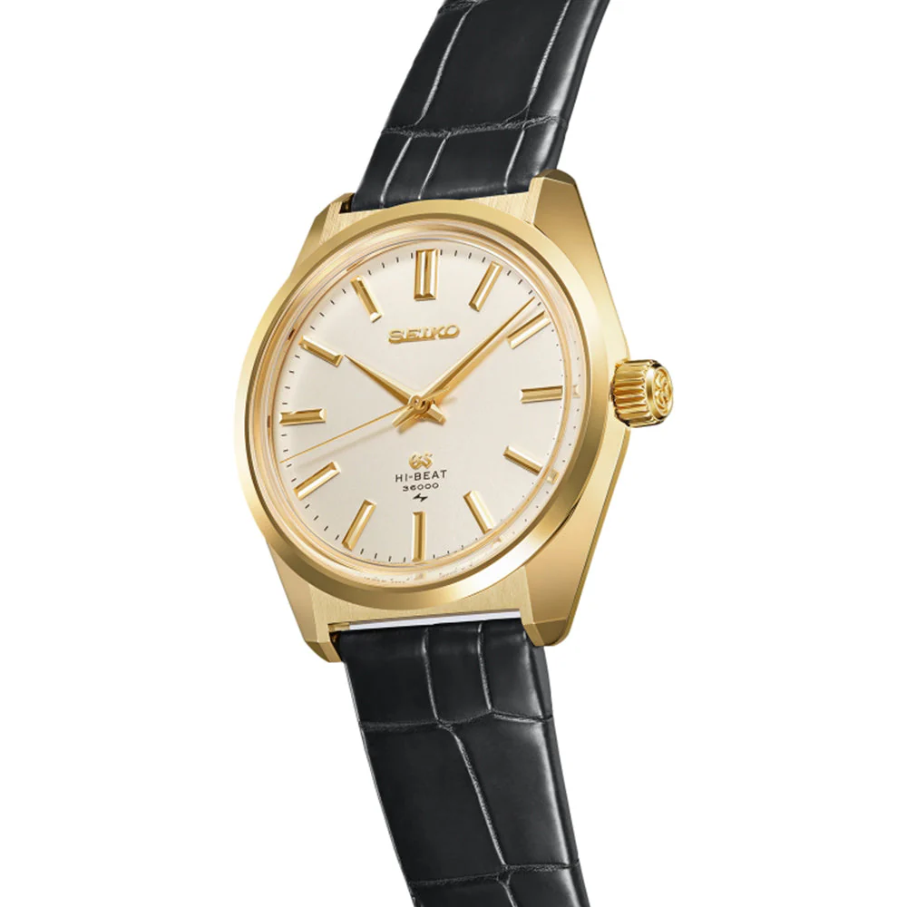 SLGW004 Limited Edition Heritage Recreation of the 45GS Hi-Beat 36000 38.8mm - White on Leather Strap - Image 3
