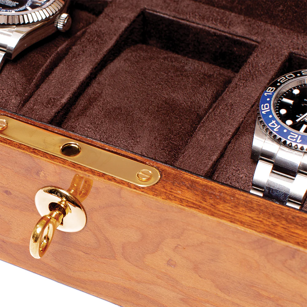 Heritage Five Watch Box - Burr Walnut - Image 4