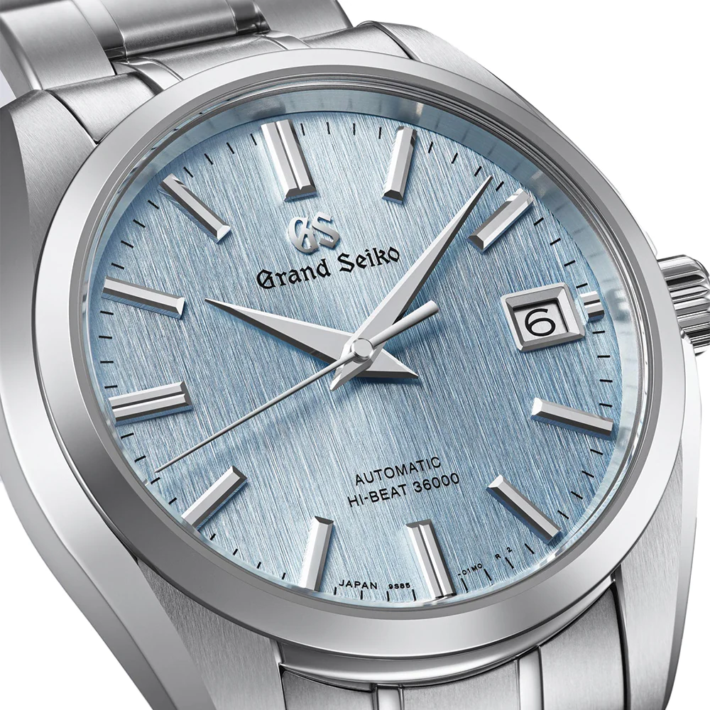 SBGH349 "Icefall" Heritage Mechanical Hi-Beat 36000 Titanium 40mm - Blue on Bracelet - Image 4