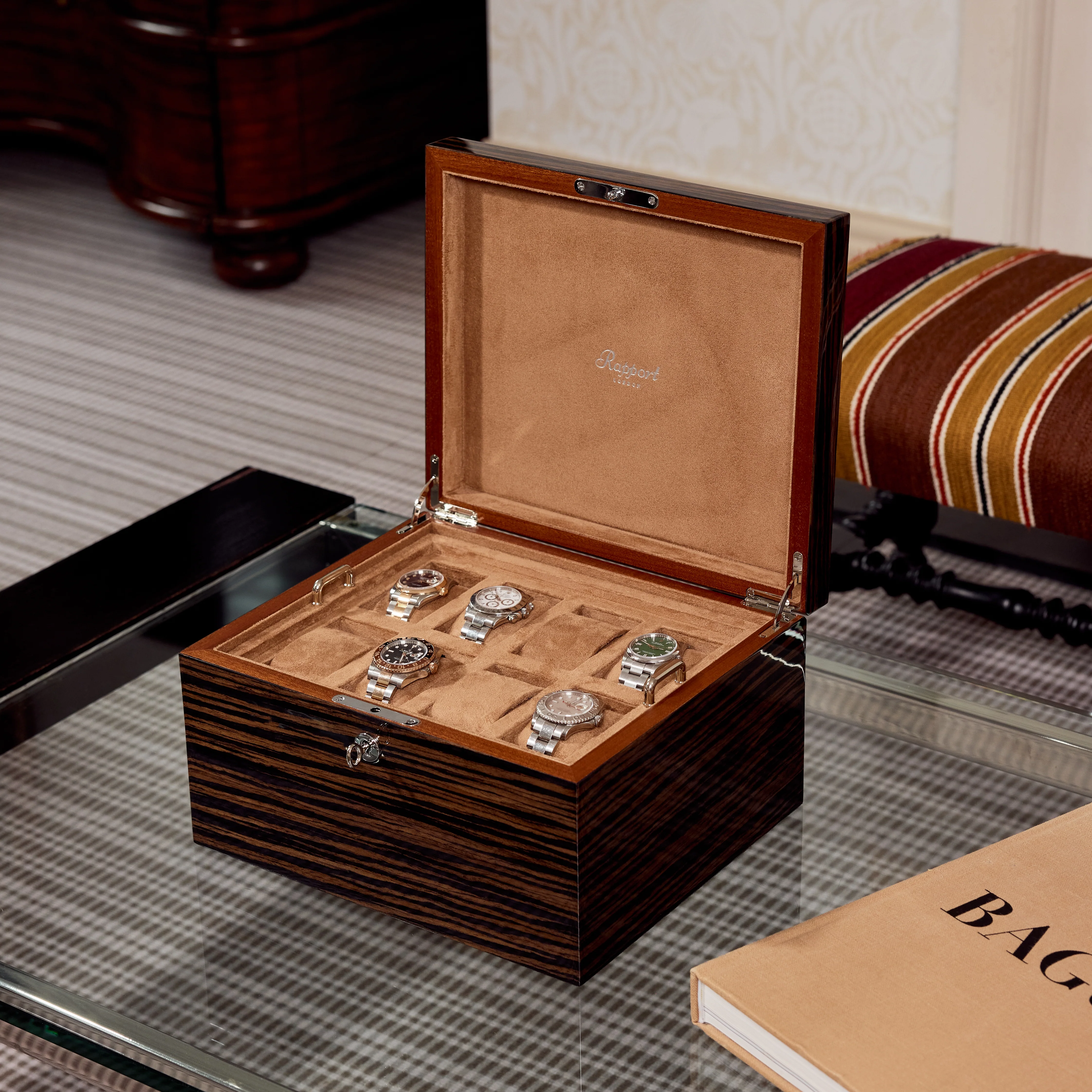 Heritage Sixteen Watch Box - Macassar - Image 3