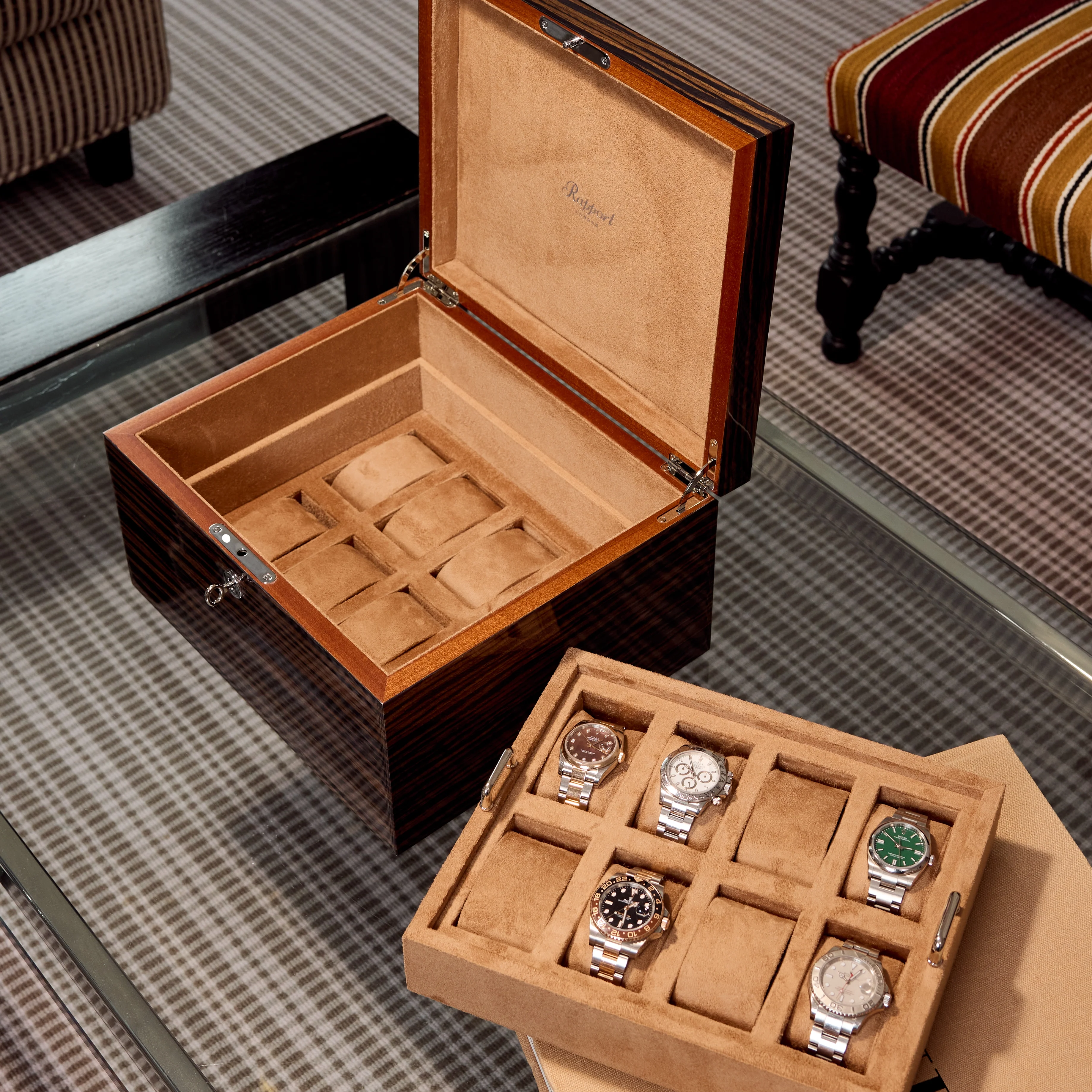 Heritage Sixteen Watch Box - Macassar - Image 5
