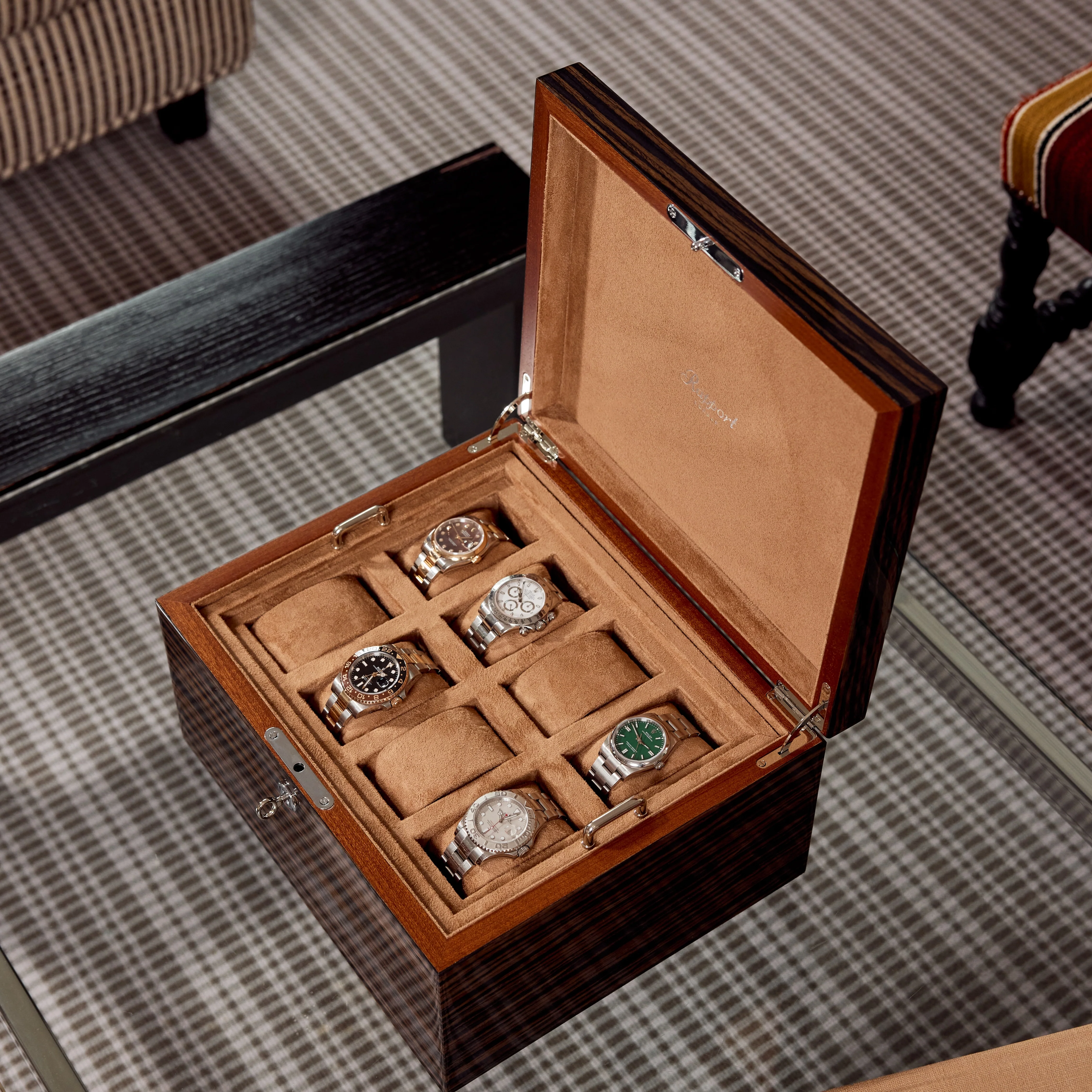 Heritage Sixteen Watch Box - Macassar - Image 6
