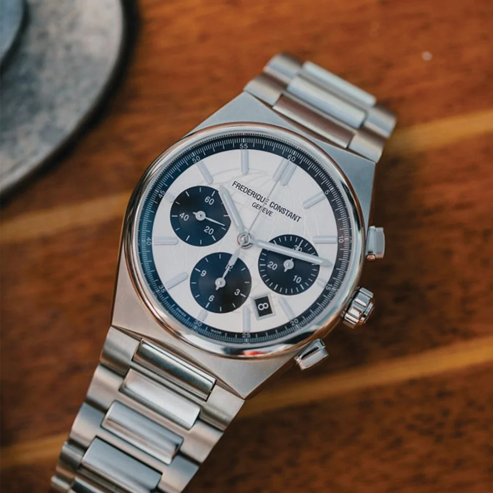 Highlife Chronograph Automatic 41mm - White on Bracelet - Image 2