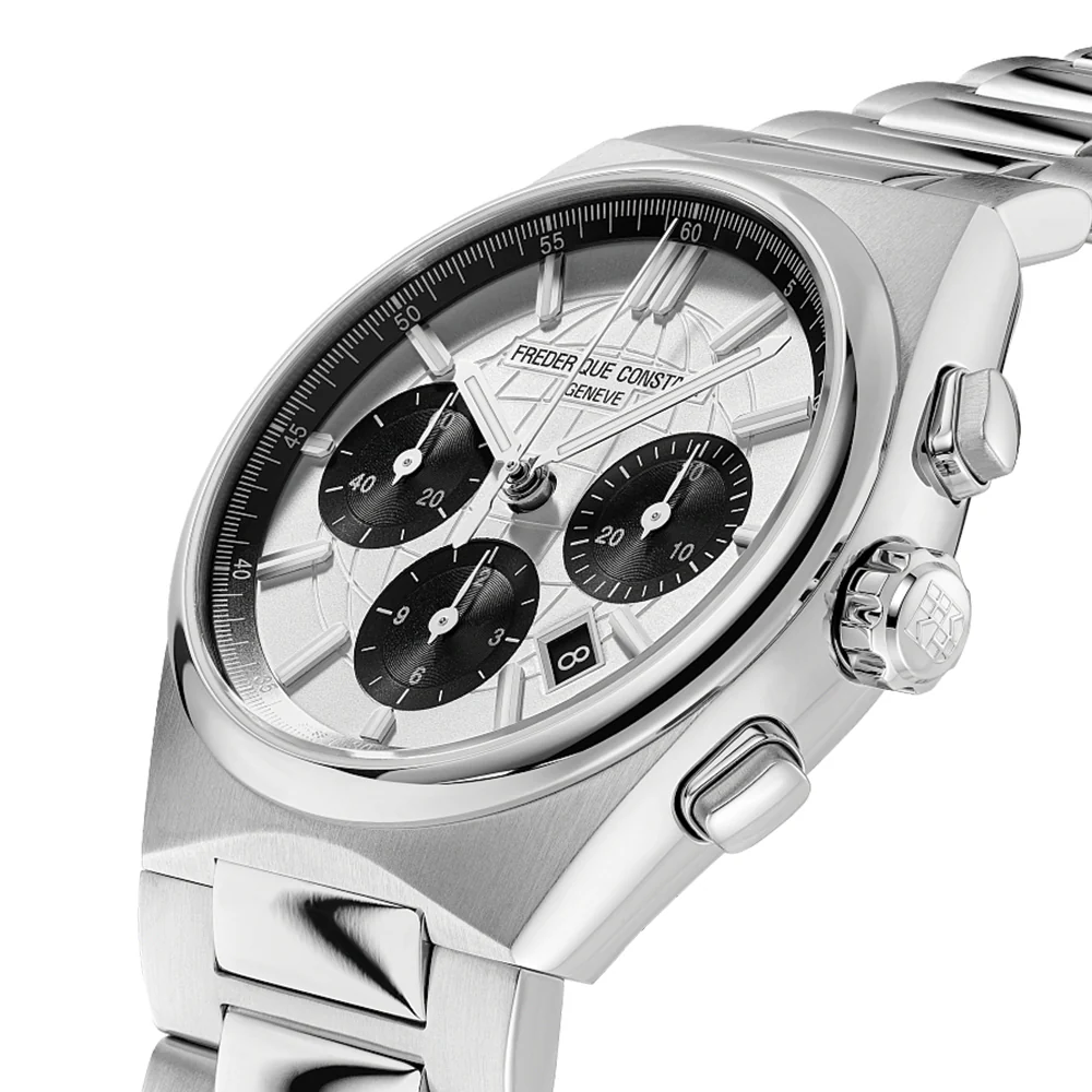 Highlife Chronograph Automatic 41mm - White on Bracelet - Image 4