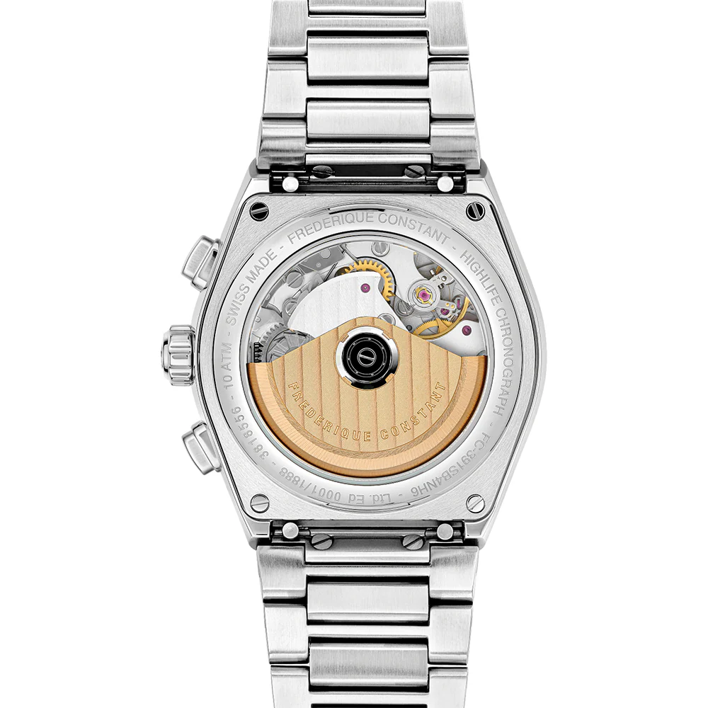 Highlife Chronograph Automatic 41mm - White on Bracelet - Image 6