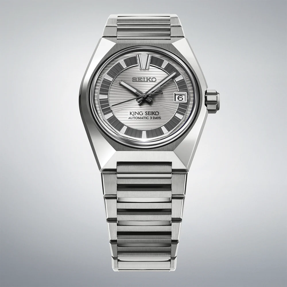 HKF002 King Seiko VANAC 41mm - Silver on Bracelet - Image 3