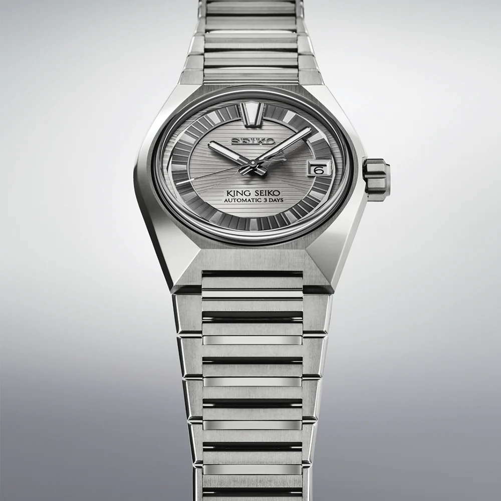 HKF002 King Seiko VANAC 41mm - Silver on Bracelet - Image 4