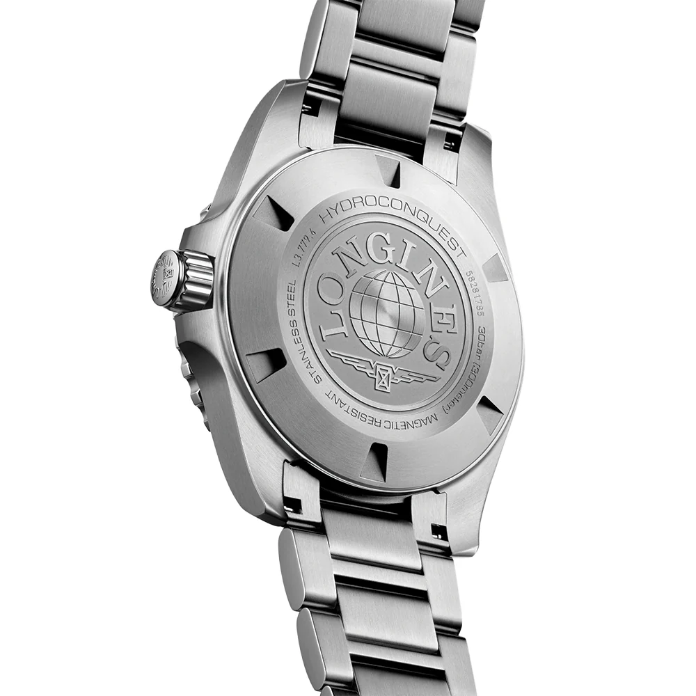 HydroConquest 39mm - Green on Bracelet - Image 7