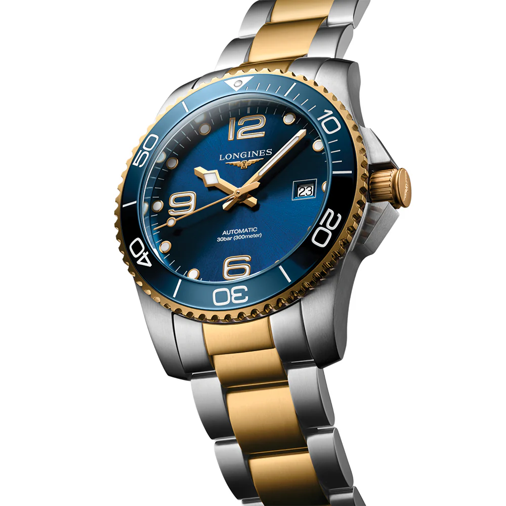 HydroConquest Two-Tone 41mm - Blue on Bracelet - Image 2