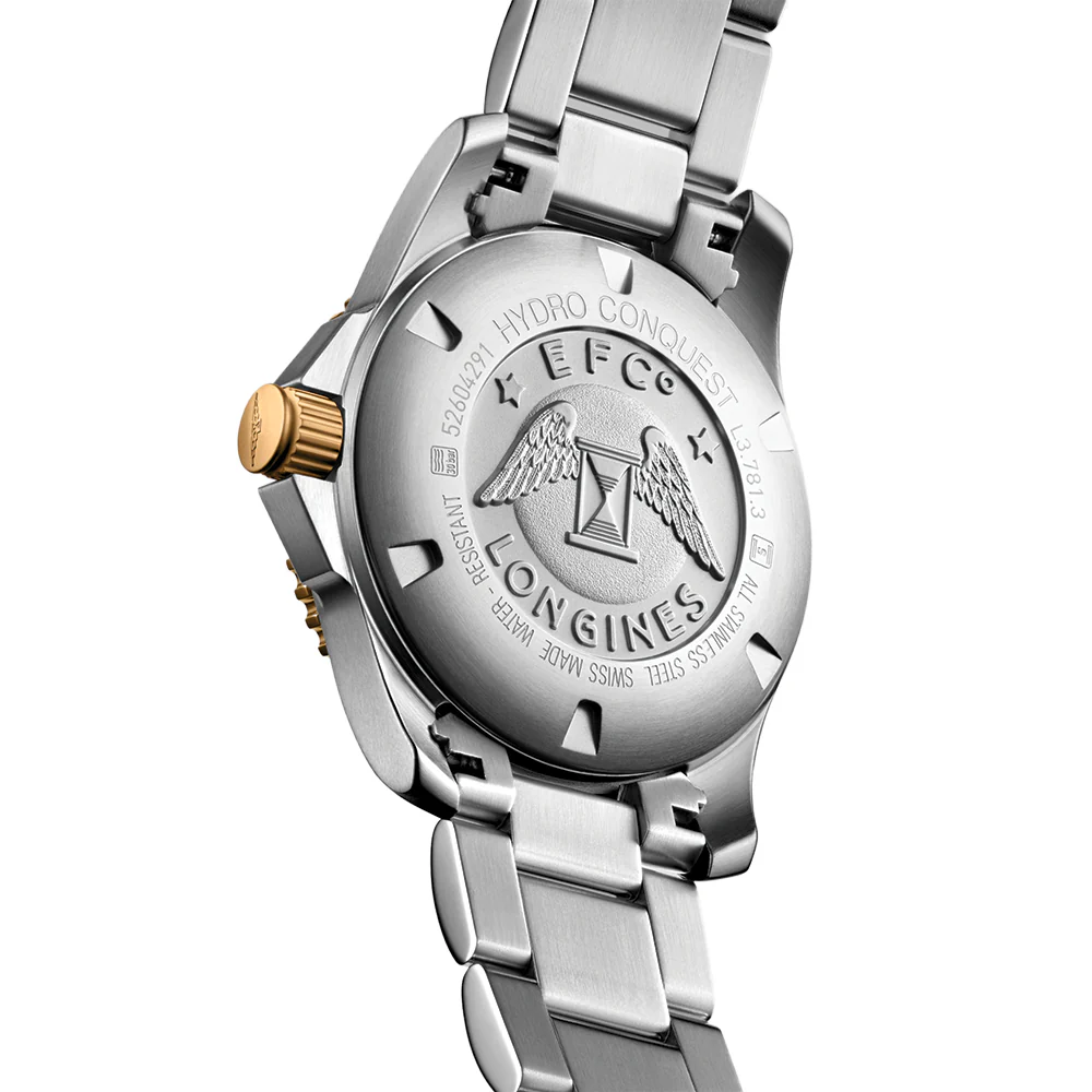 HydroConquest Two-Tone 41mm - Blue on Bracelet - Image 6