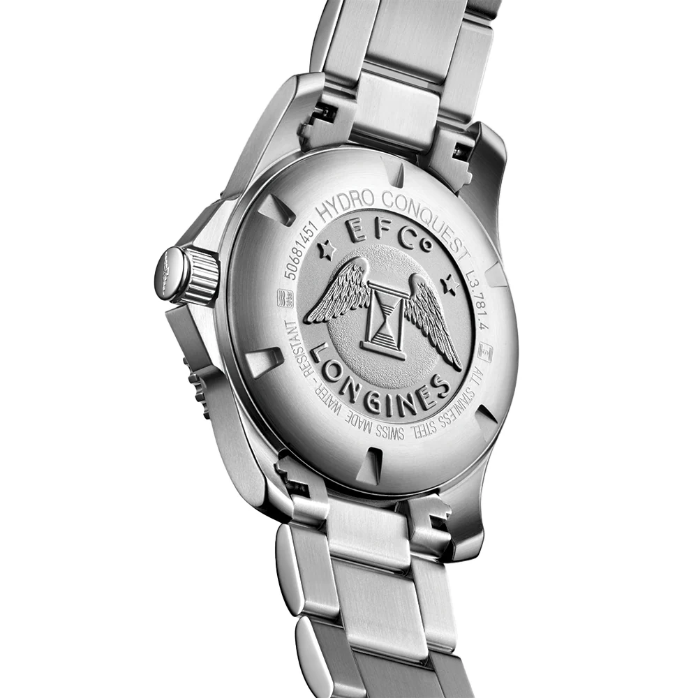 HydroConquest 41mm - Black on Bracelet - Image 6