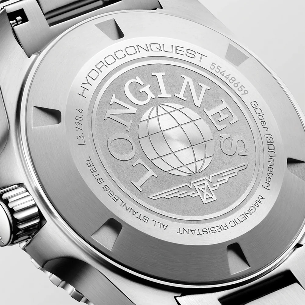 HydroConquest GMT 41mm - Blue on Bracelet - Image 6