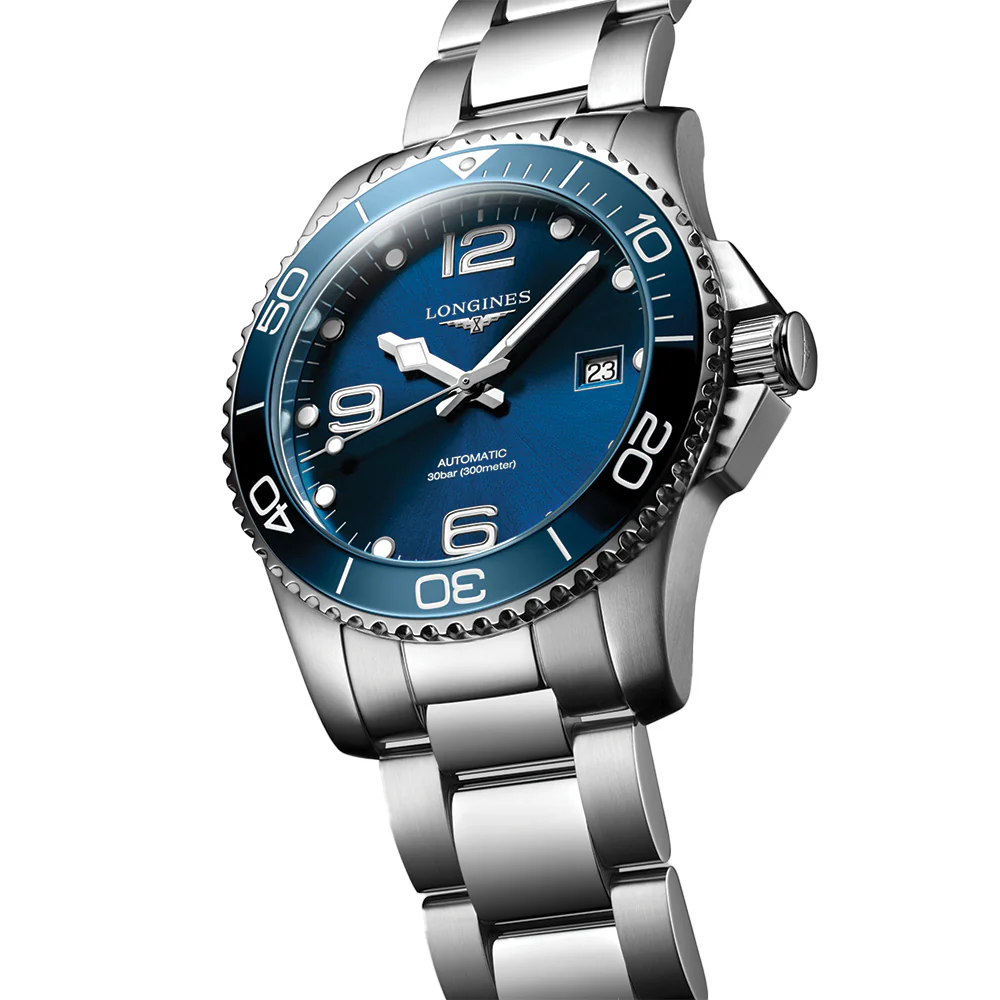 HydroConquest 41mm - Sunray Blue on Bracelet - Image 4