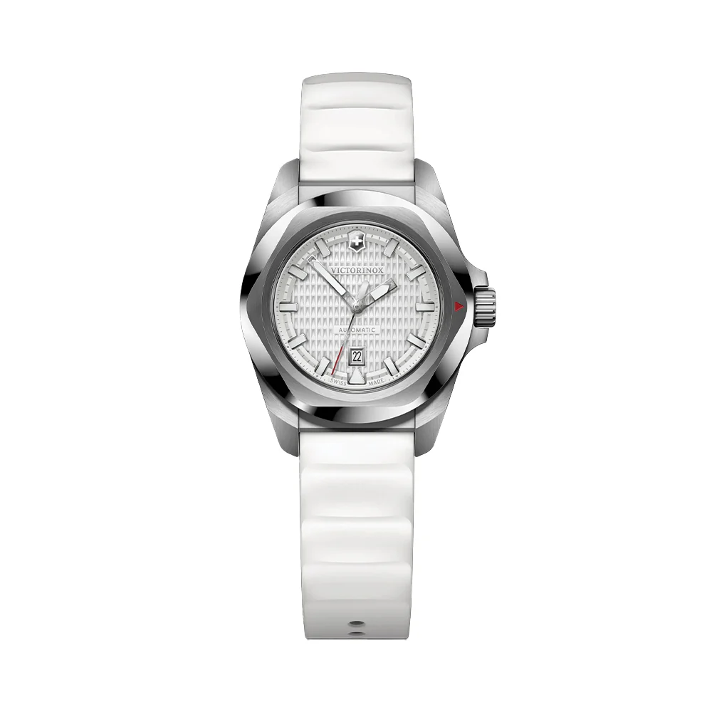 I.N.O.X. 32mm - White on Rubber Strap