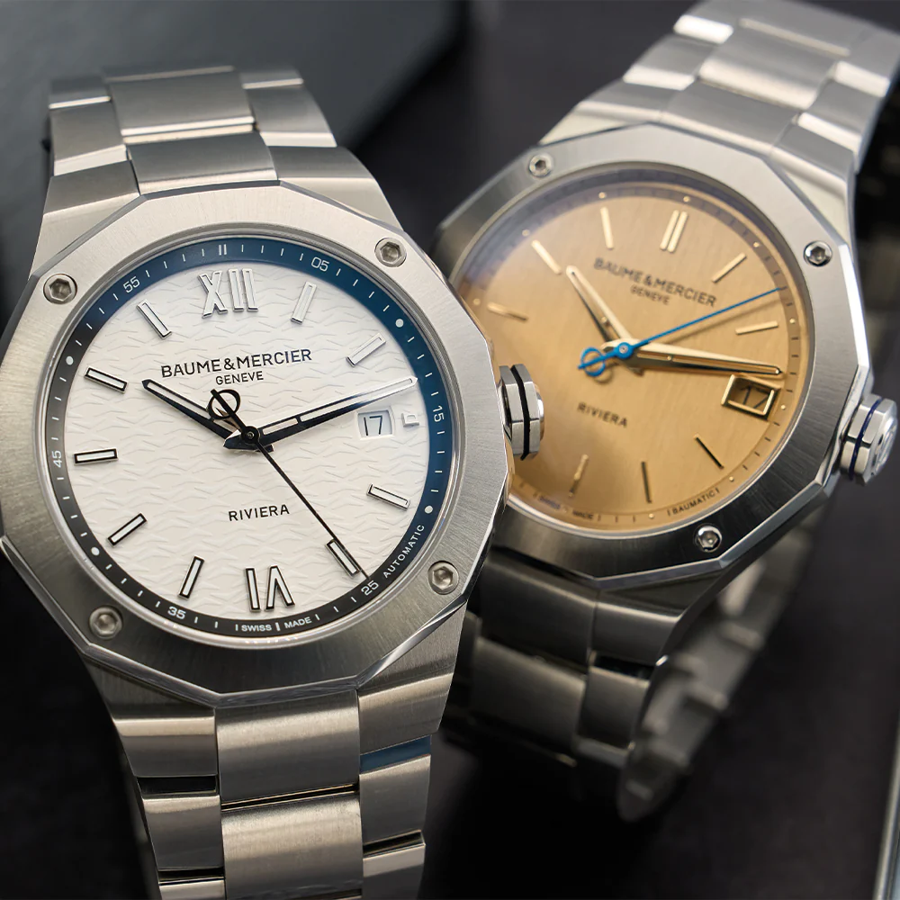 Riviera 10829 Automatic Date 42mm - White on Bracelet - Image 4
