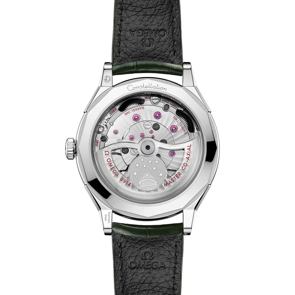 Constellation Observatory 39.4mm - Green on Leather Strap - Image 4