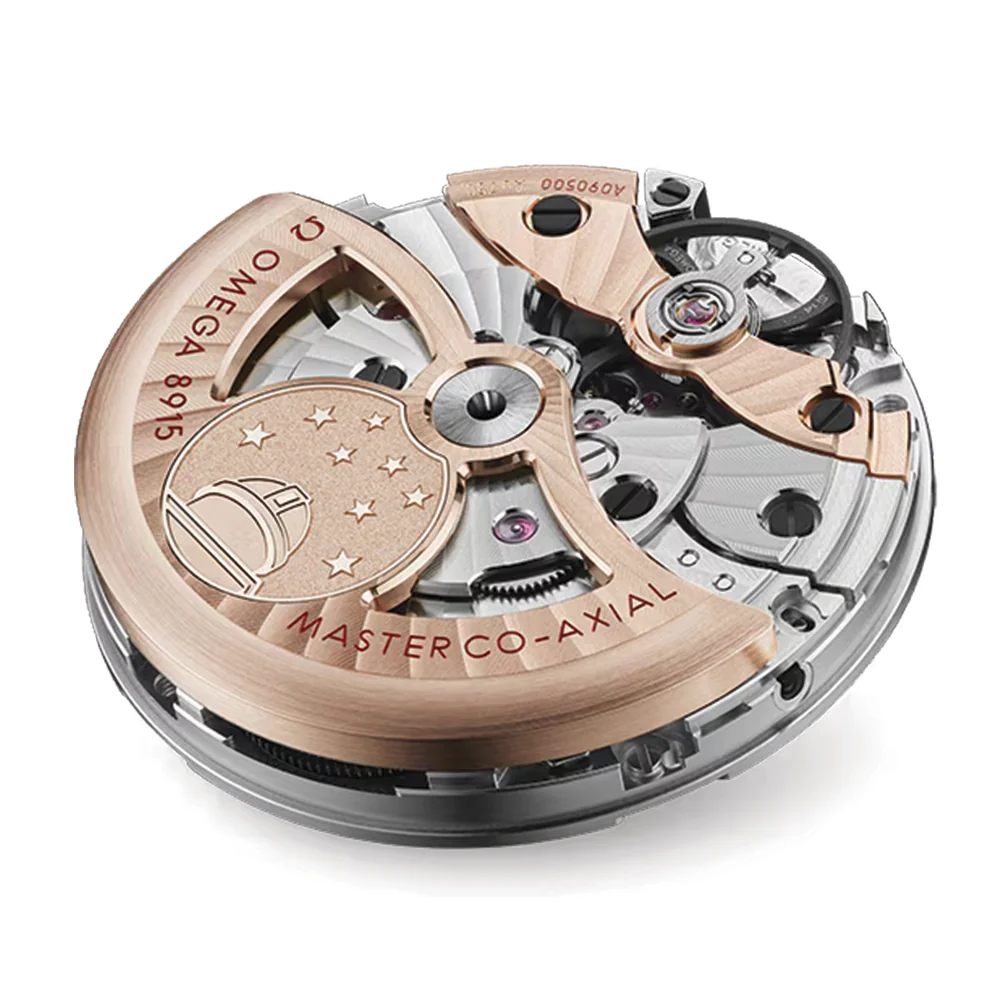 Constellation Observatory Canopus Gold™ 39.4mm - Silver on Leather Strap - Image 6