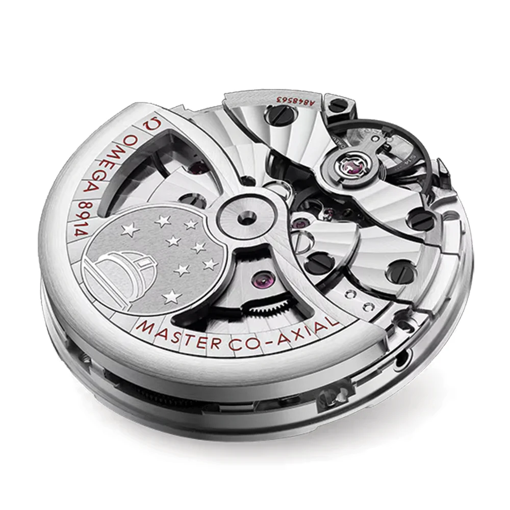 Constellation Observatory 39.4mm - White, Sedna™ Gold Accents on Leather Strap - Image 7