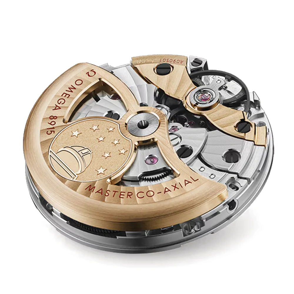 Constellation Observatory Moonshine™ Gold 39.4mm - Gold on Leather Strap - Image 7