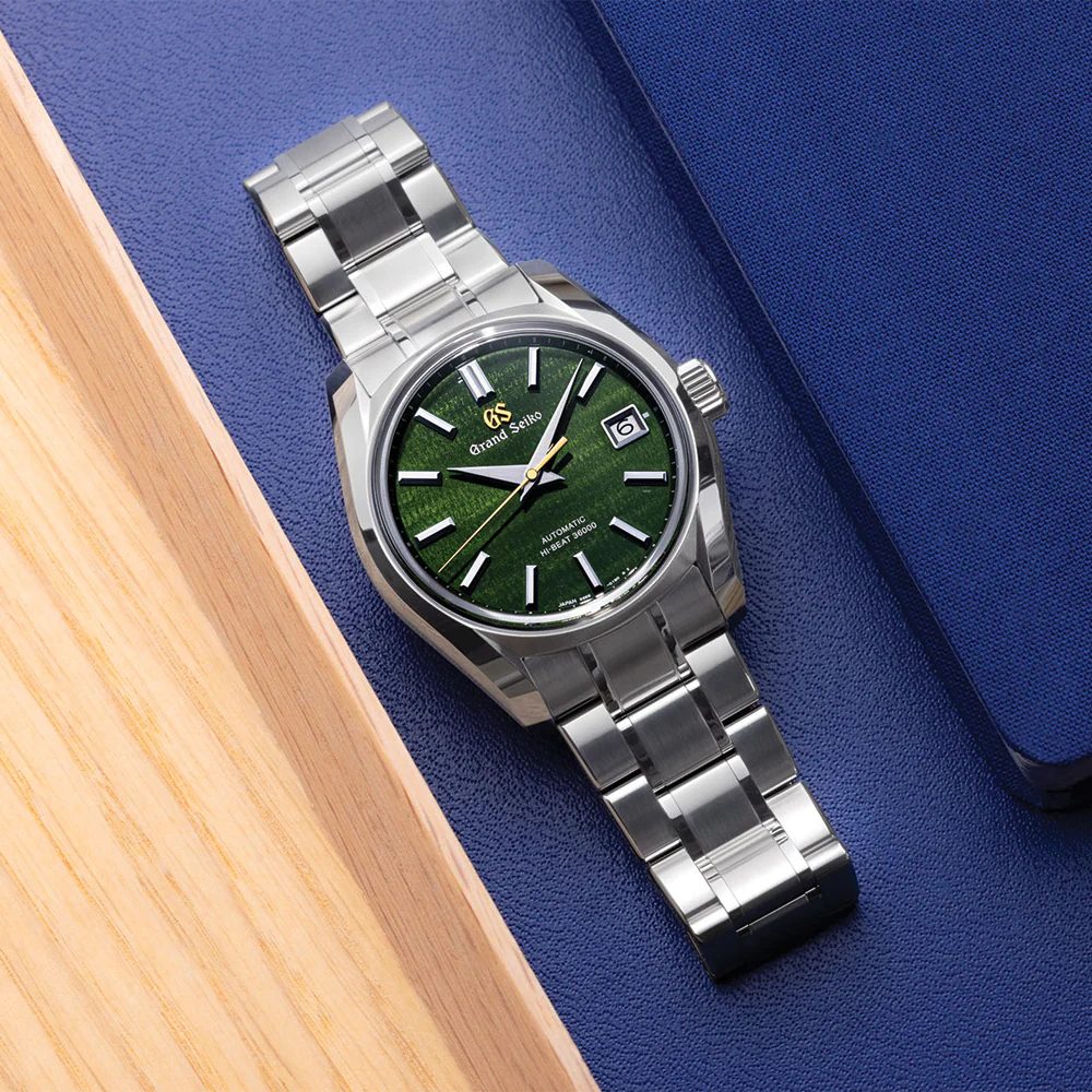 SBGH351 "Rikka" Heritage Hi-Beat 36000 40mm - Green on Bracelet - Image 2