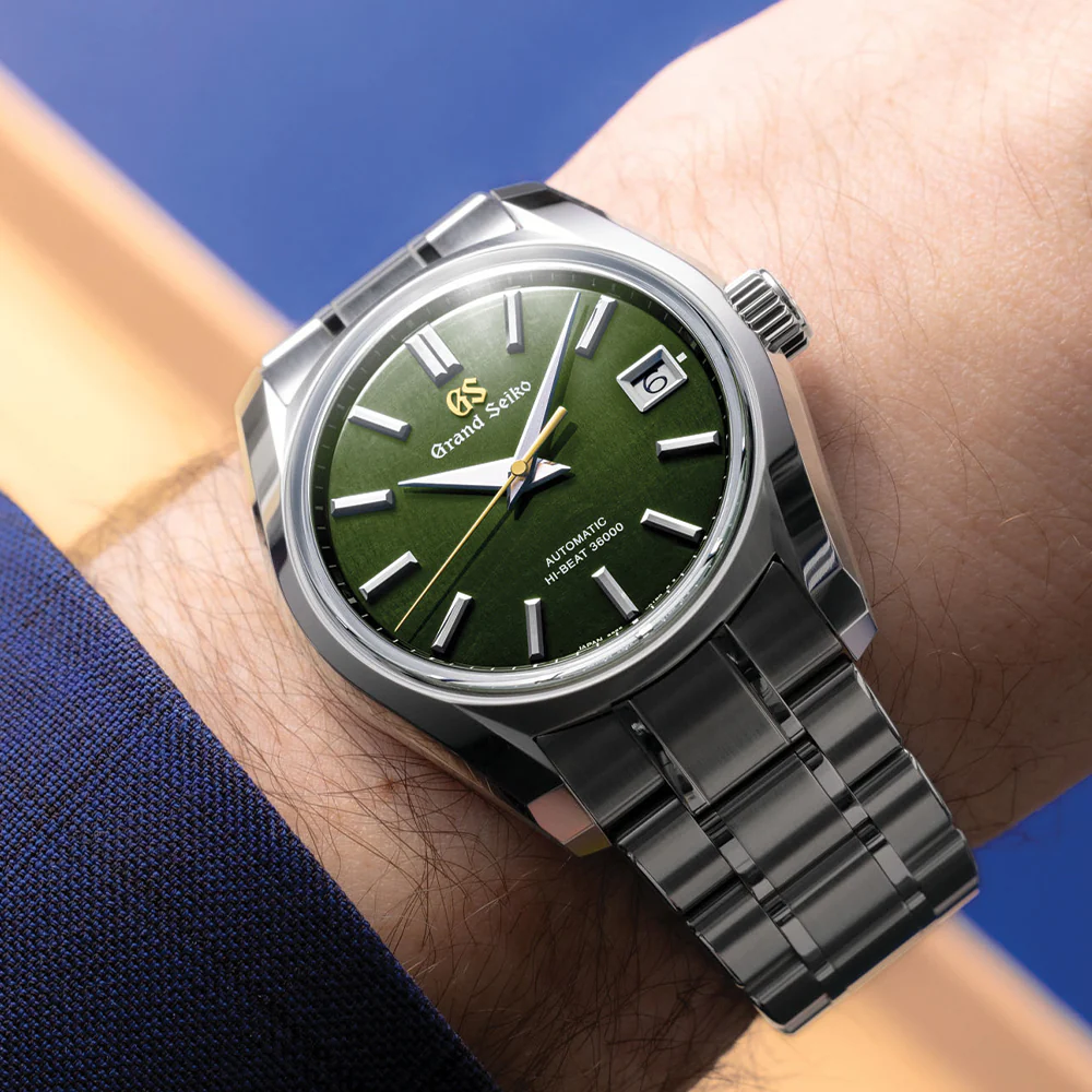 SBGH351 "Rikka" Heritage Hi-Beat 36000 40mm - Green on Bracelet - Image 3