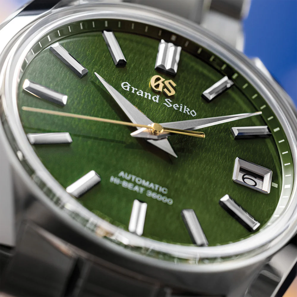 SBGH351 "Rikka" Heritage Hi-Beat 36000 40mm - Green on Bracelet - Image 6