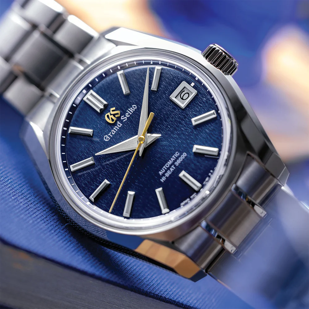 SBGH353 "Shūbun" Heritage Hi-Beat 36000 40mm - Blue on Bracelet - Image 5