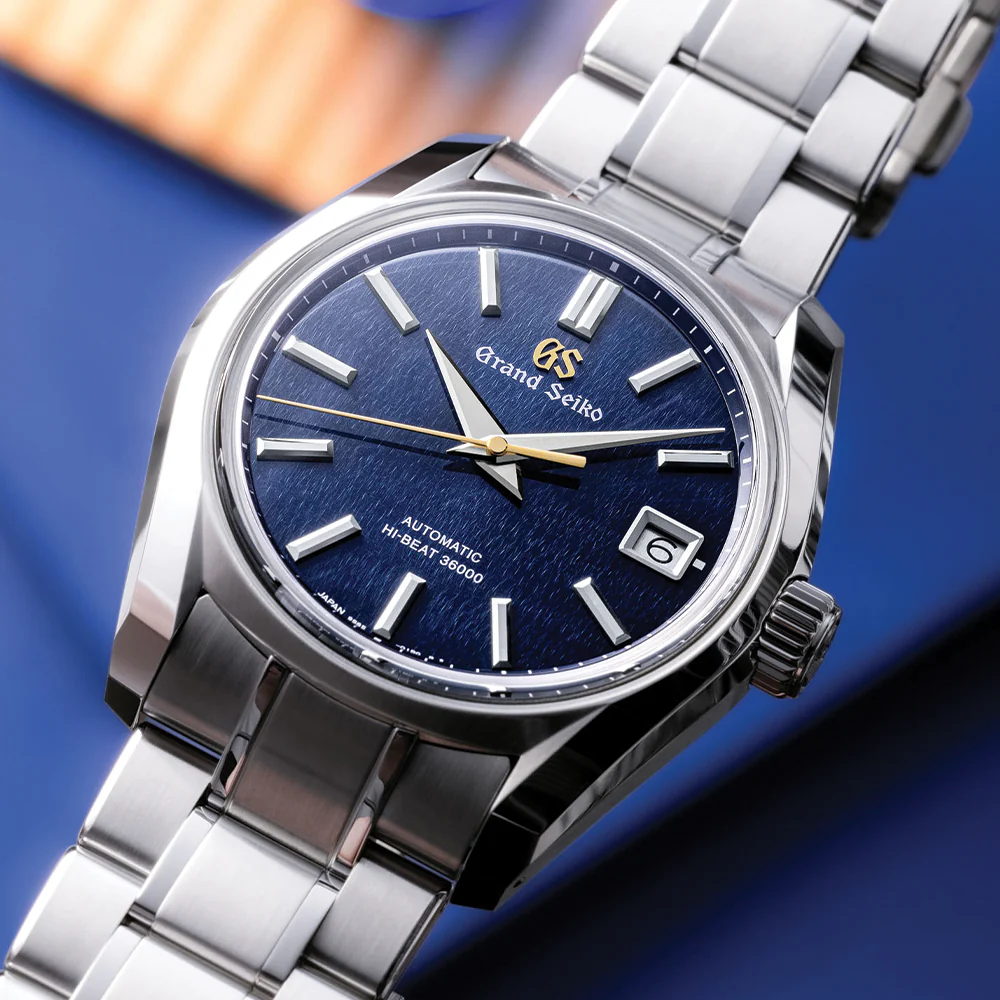 SBGH353 "Shūbun" Heritage Hi-Beat 36000 40mm - Blue on Bracelet - Image 6