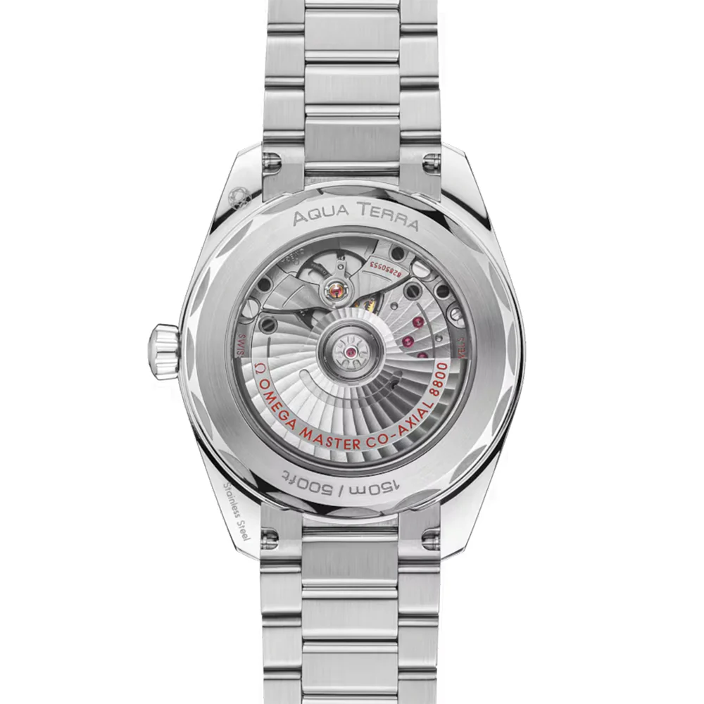 Seamaster Aqua Terra Shades 38mm - Shell Pink on Bracelet - Image 4