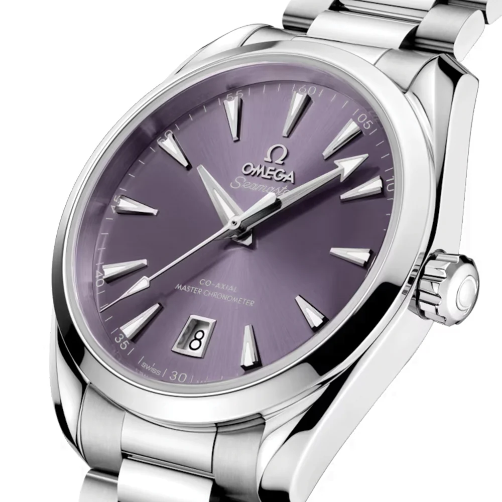 Seamaster Aqua Terra Shades 38mm - Lavender on Bracelet - Image 2