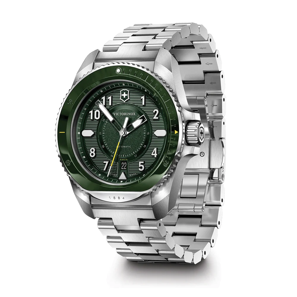 Journey 1884 43mm - Green on Bracelet - Image 2