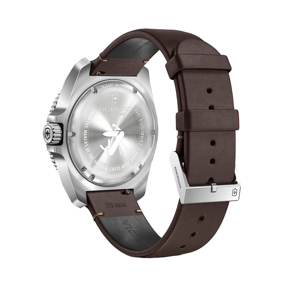 Journey 1884 Quartz 43mm - Black on Leather Strap w/ Extra Rubber Strap - Image 4