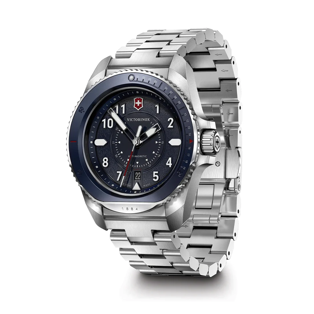 Journey 1884 Quartz 43mm - Blue on Bracelet - Image 2