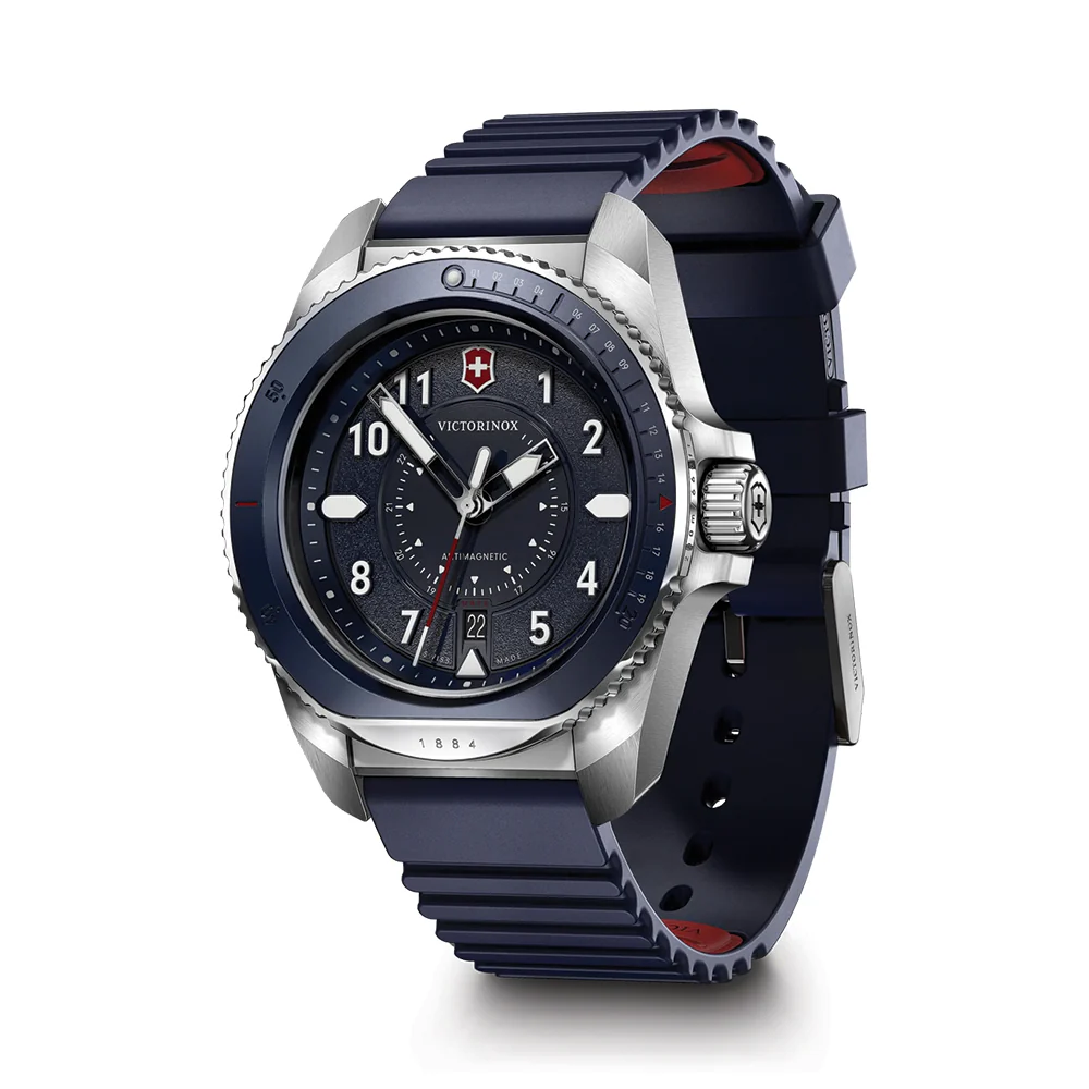 Journey 1884 Quartz 43mm - Blue on Rubber Strap - Image 2