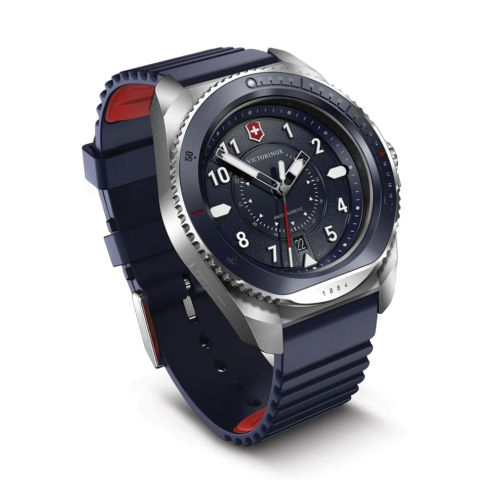 Journey 1884 Quartz 43mm - Blue on Rubber Strap - Image 4