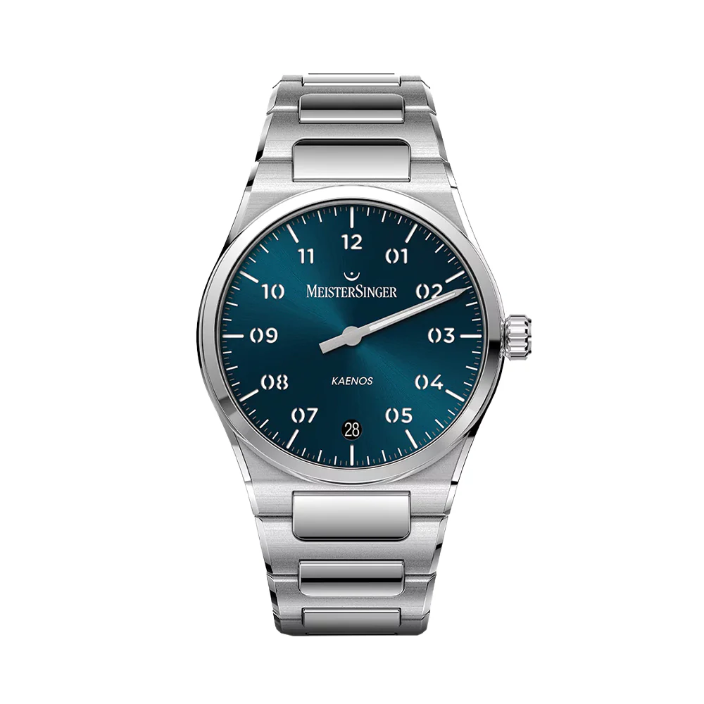 Kaenos 40mm - Petrol Blue on Bracelet