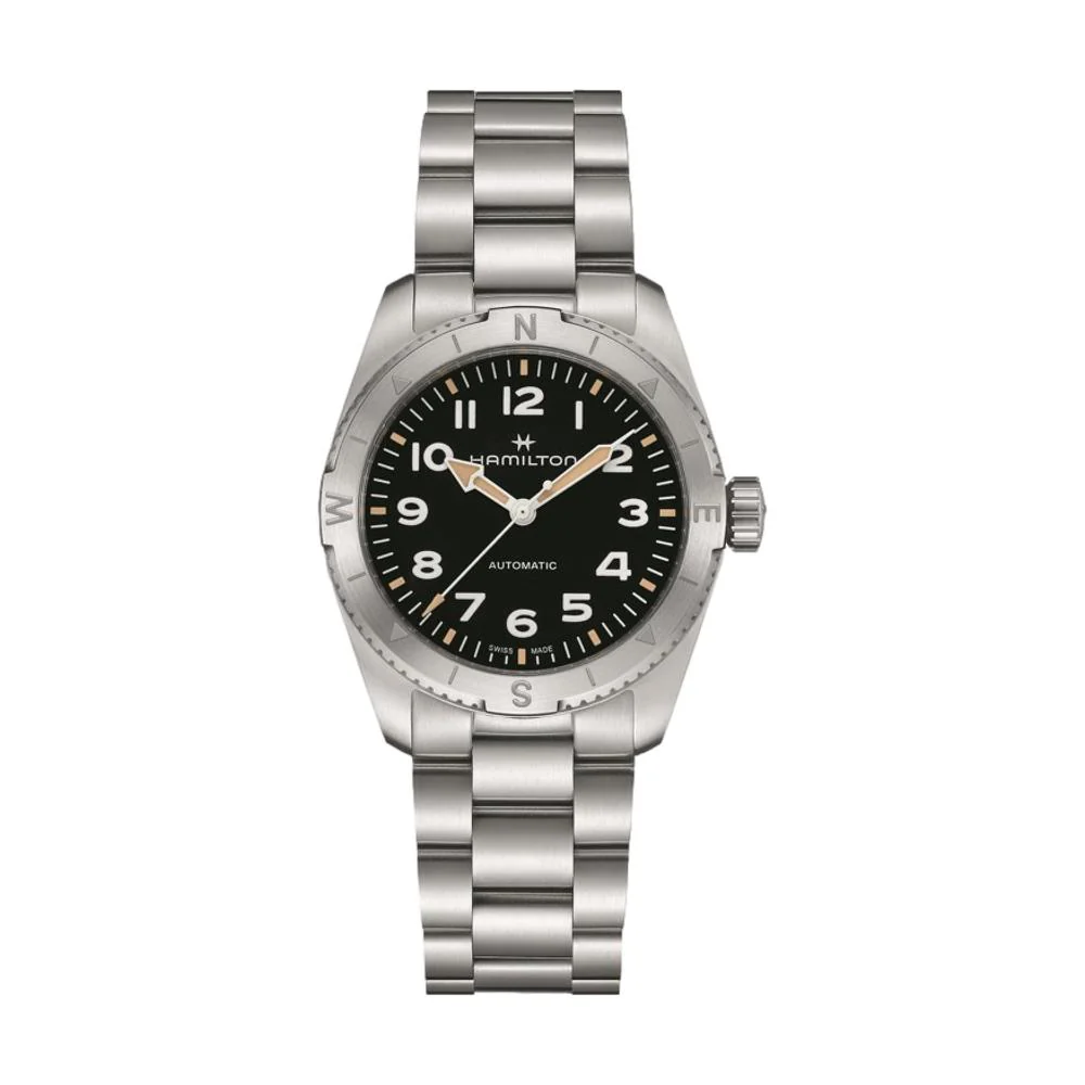 Khaki Field Expedition 37mm - Black on Bracelet