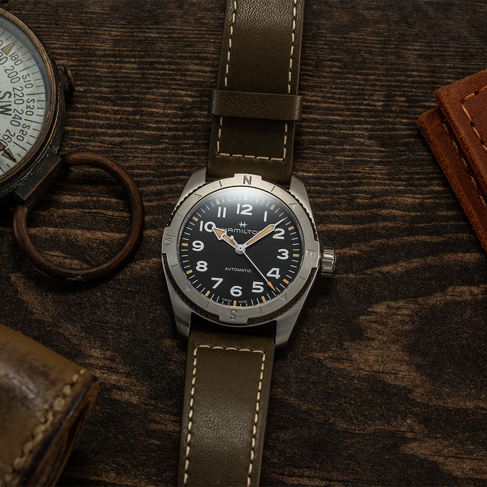 Khaki Field Expedition 37mm - Black on Strap - Image 2