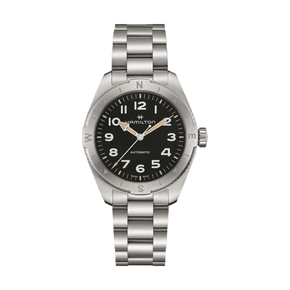Khaki Field Expedition 41mm - Black on Bracelet